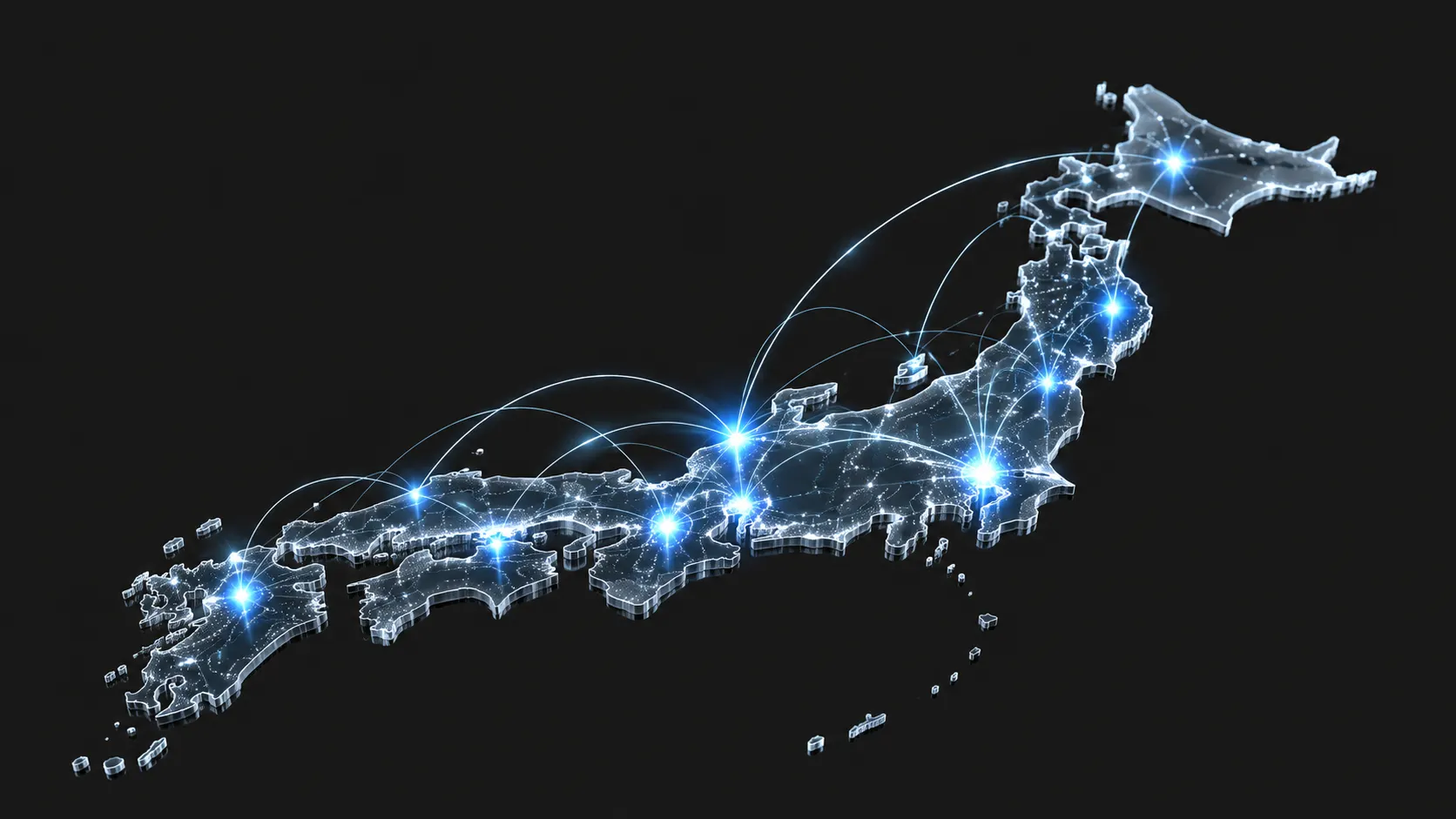 全国のパートナーネットワークを示した日本地図